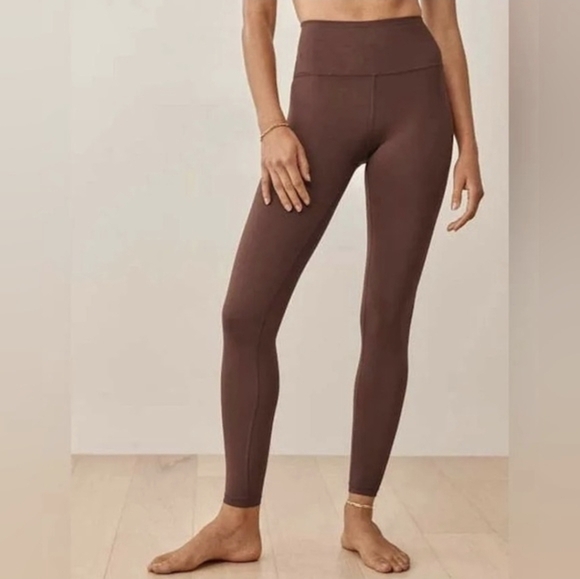 Reformation Pants - High-Waisted Brown Leggings